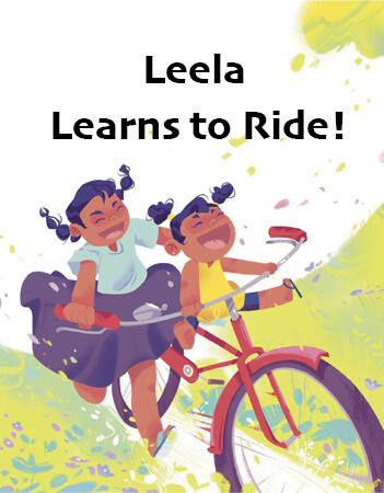 Leela Learns to Ride!